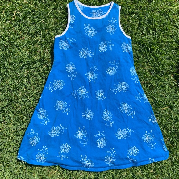 Lands' End Other - 🌸💙👗 Blue Flower Dress for Little Missy